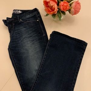 Dark denim boot cut from Express
